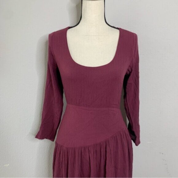 NWOT Free People Sea Me Open Back Maxi Dress - Picture 8 of 14